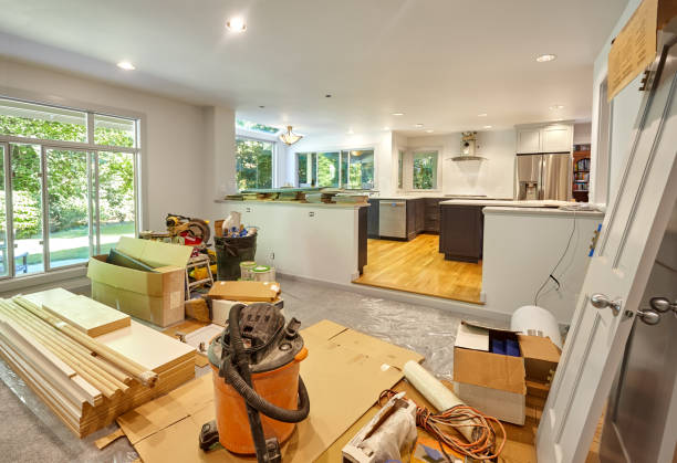 Professional Cabinet Installation technician working in Falls Church, VA